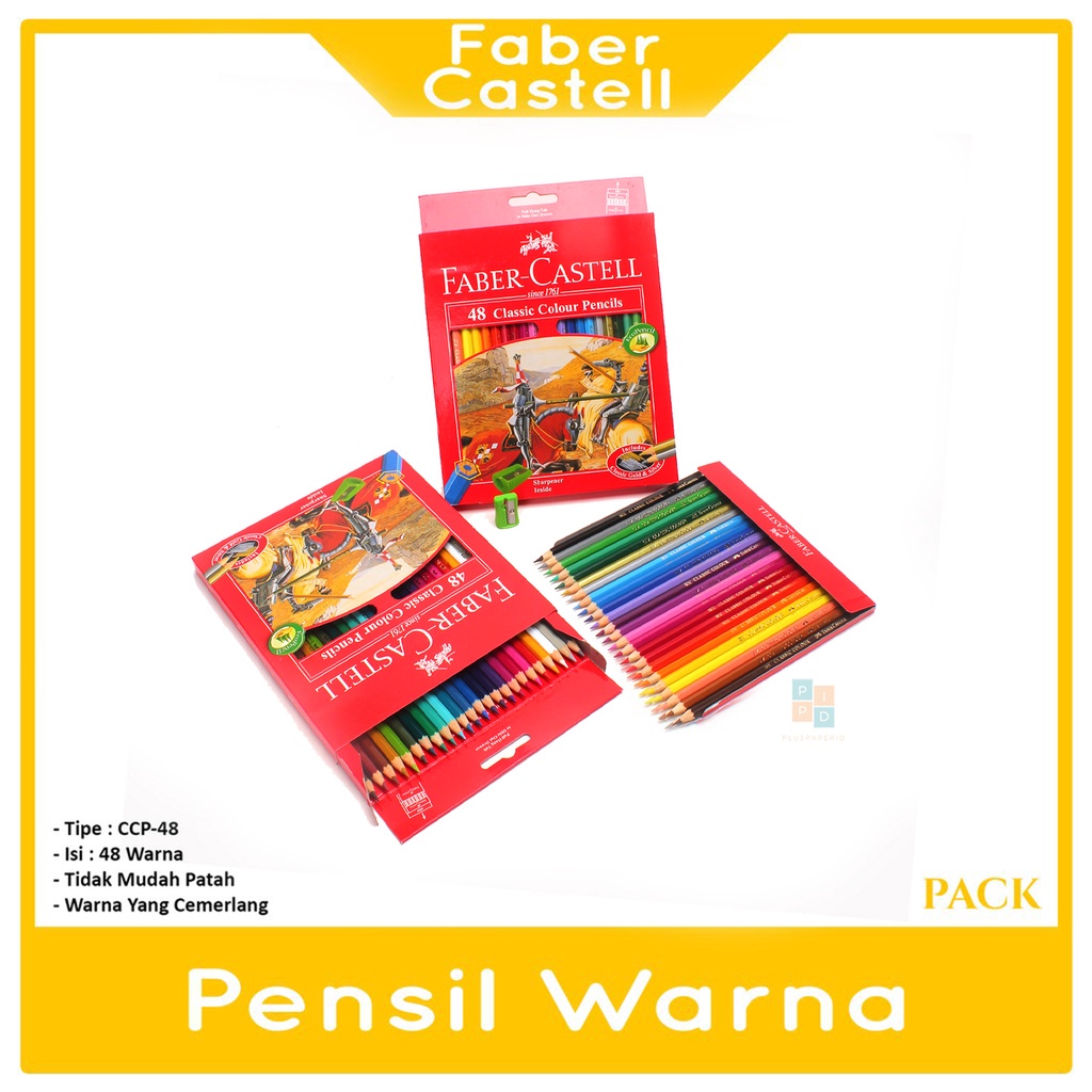 

Faber Castell - Pensil Warna isi 48 Warna Classic - Set
