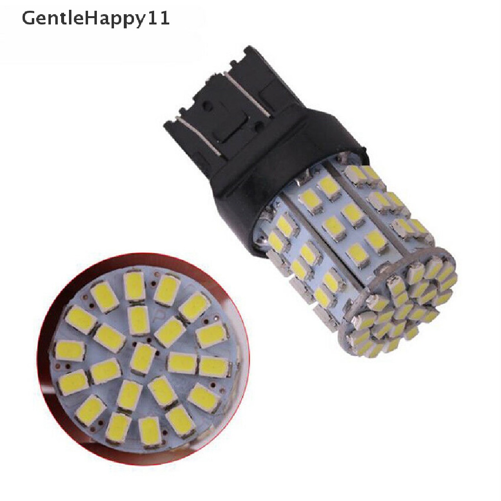 Gentlehappy 2Pcs Putih T20 7443 1206 6000K 64SMD Sein Stop Pengereman Bohlam Lampu LED id