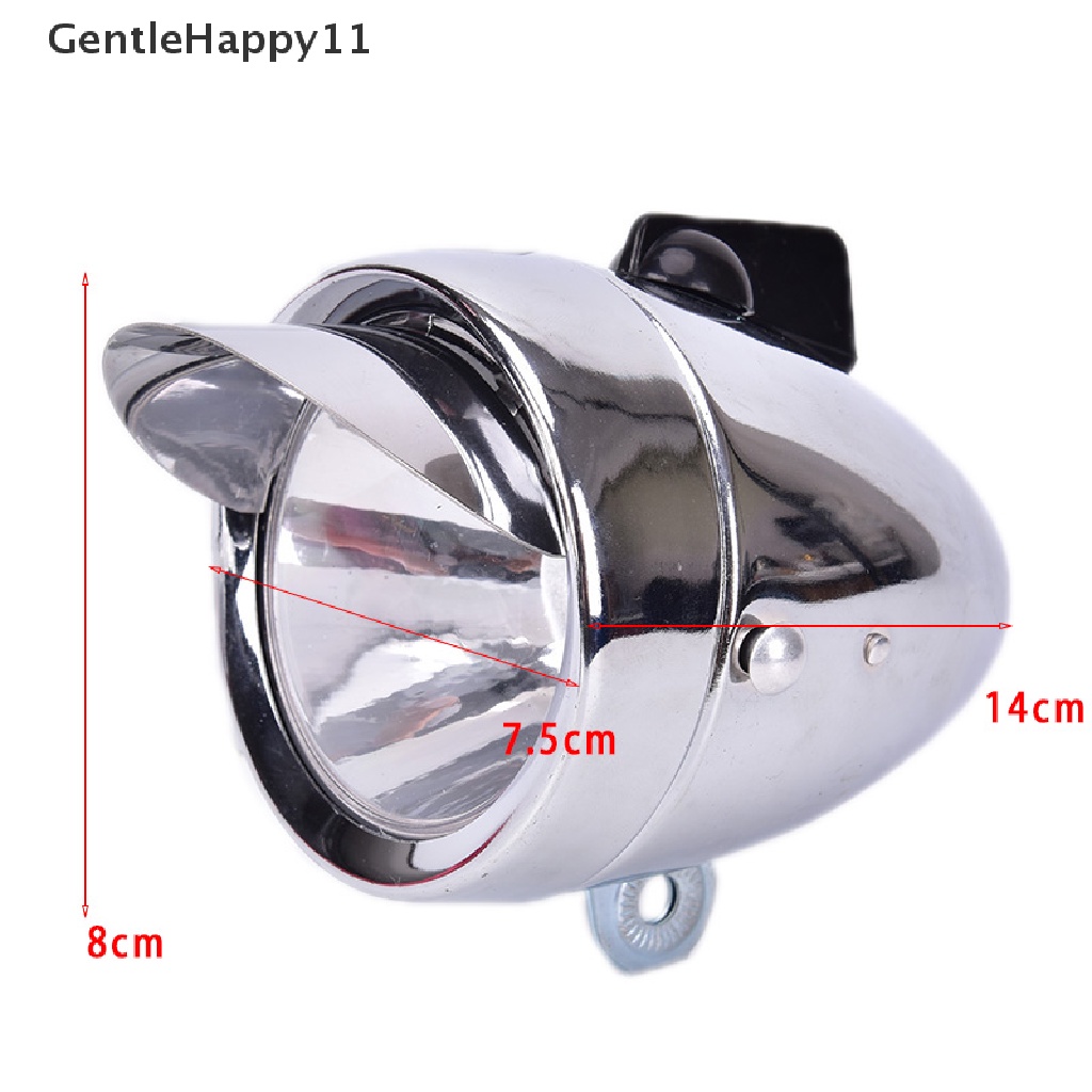 Gentlehappy Lampu Depan Sepeda Sepeda Retro Headlight Vintage Senter Lamp Bicycle Light id