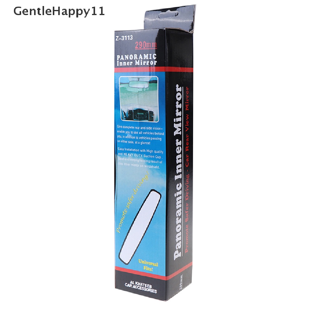 Gentlehappy Panoramic Rear View Mirror Universal Dengan Instalasi Hisap id Interior Mobil