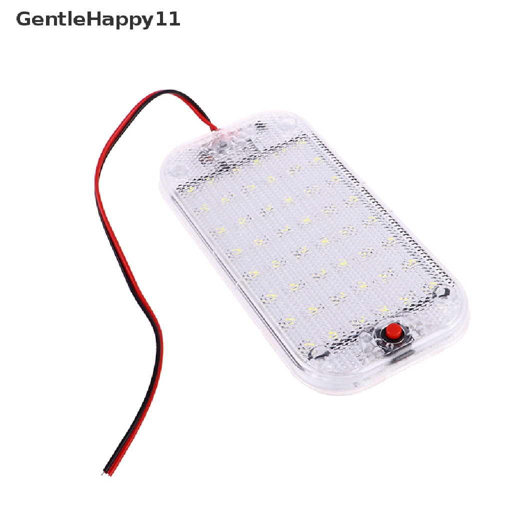 Gentlehappy 48lampu Panel LED Lampu Baca Interior Mobil Lampu Kabin Kecerahan Tinggi id