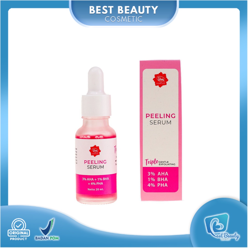 Viva Peeling Serum with Glycolic Acid (AHA), Salycilic Acid (BHA), Gluconolactone (PHA) - 20ml