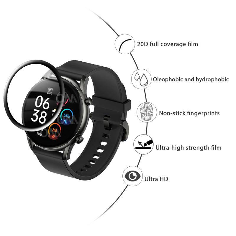 1-3 Pcs 20D Pelindung Layar Untuk Haylou LS02 LS05 LS05S LS10 SL11 LS13 Smart Watch Film Pelindung Untuk Haylou RT GST RT2 RS4 Plus Lite (Bukan Kaca)