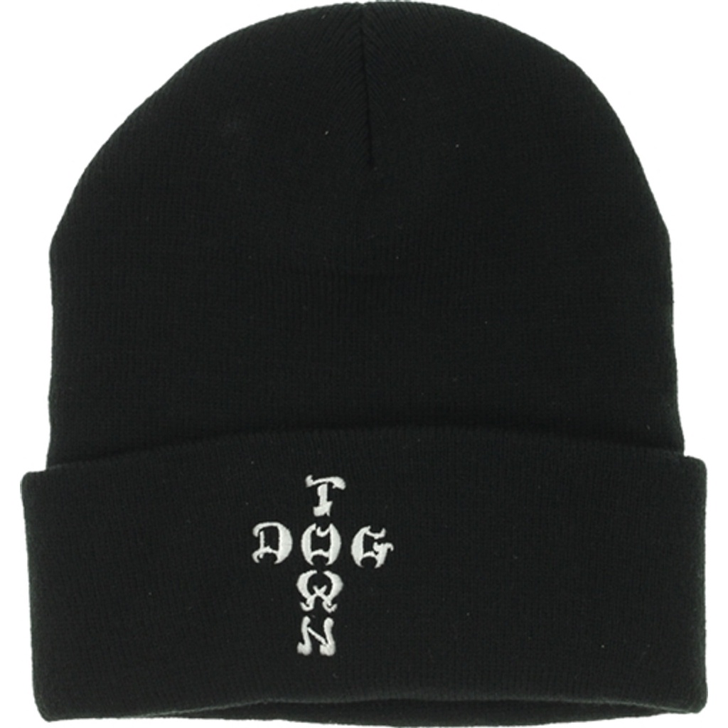 Dogtown Embroidered Cross Letters Beanie