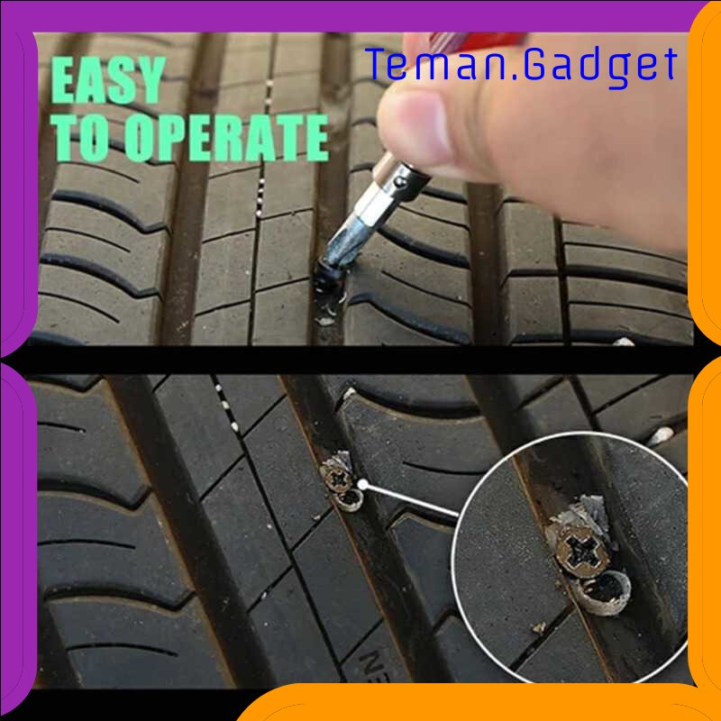 TG - OTO MUQZI Karet Tambal Ban Rubber Stud Tire Fast Repair 10 PCS - LN122