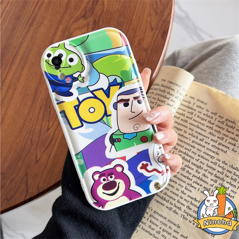 IPHONE Casing Kompatibel Untuk Iphone14 13 12 11 Pro Max X Xr Xs Max8 7 6 6s Plus SE 2020 New Kartun Toy Story Mania Pelindung Lensa Phone Case Air Cushion Bumper Tahan Debu Soft Case