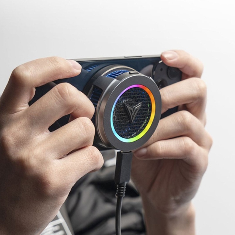 Vivi Radiator Semikonduktor Dengan Lampu RGB Kipas Pendingin Silent Rapid Cooler Flydigi B6