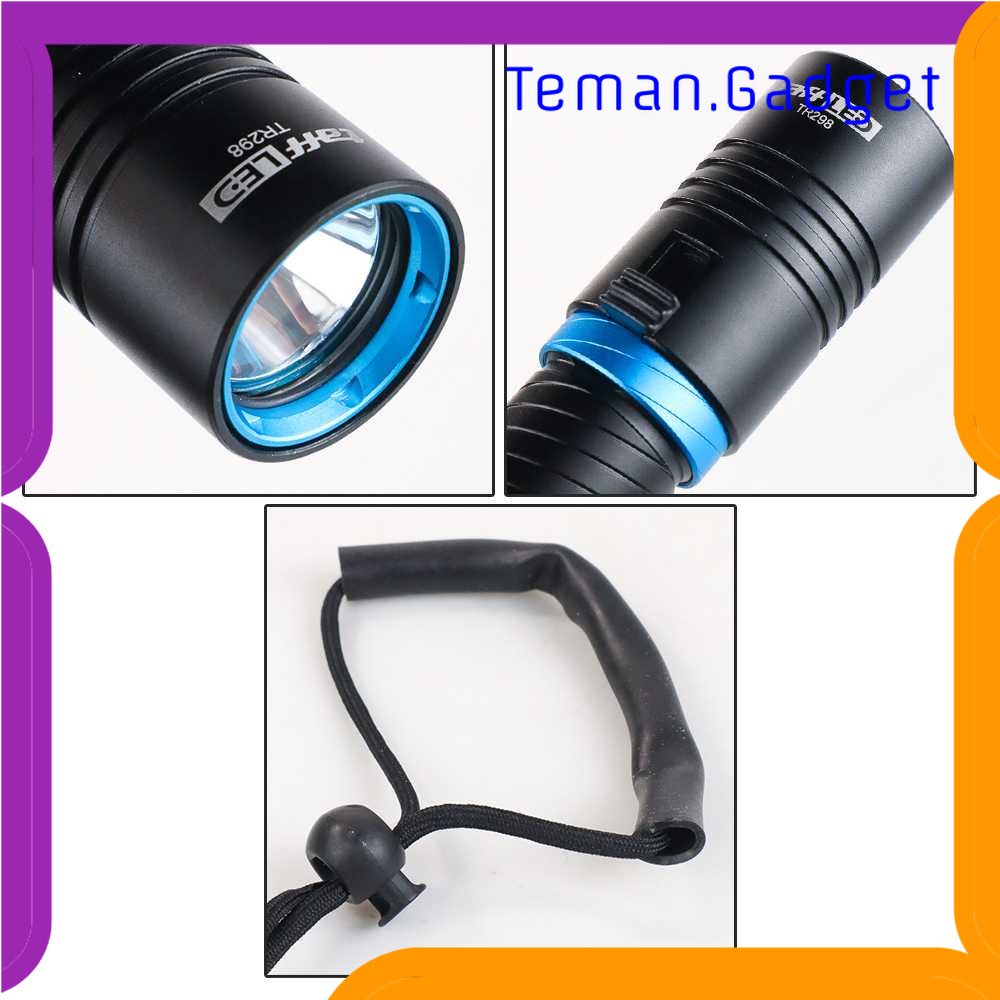 TG - OLR TaffLED Senter LED Diving Flashlight Waterproof L2 3800 Lumens - TR298