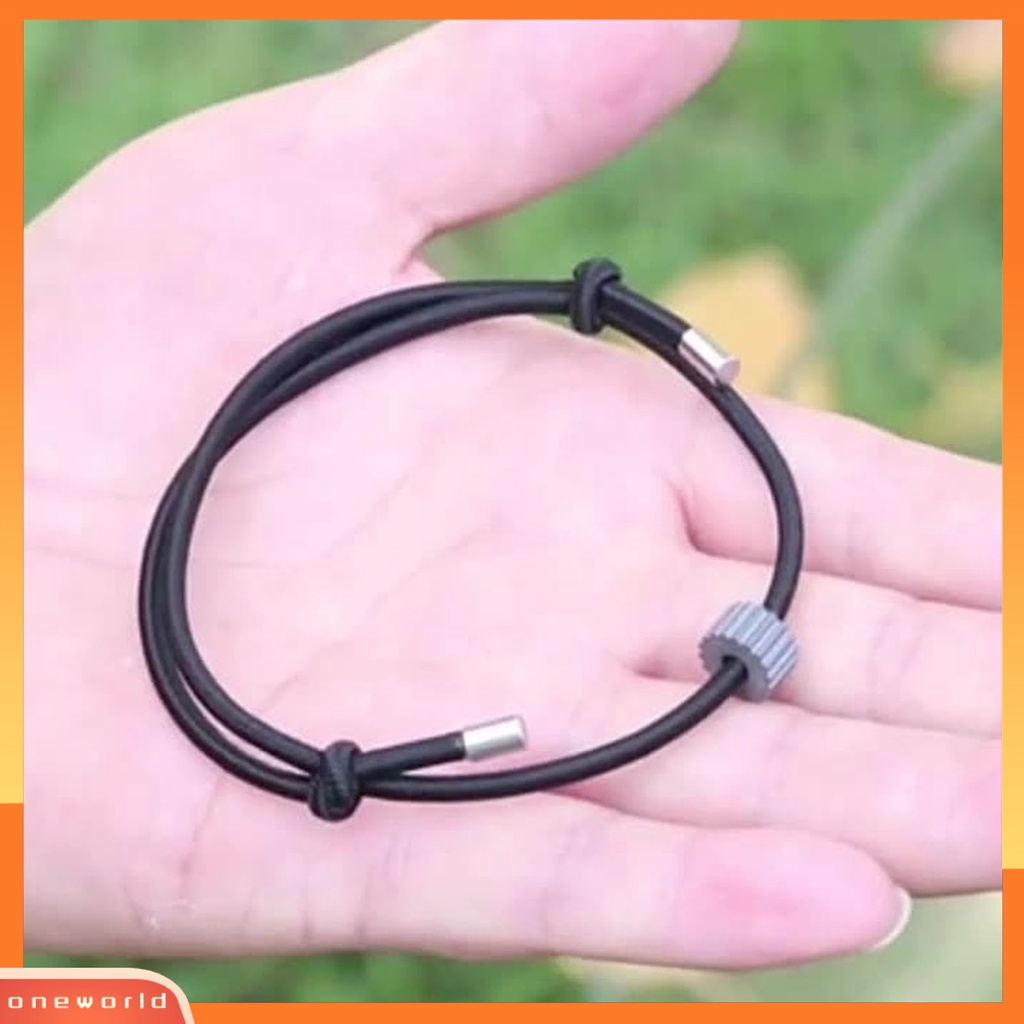 [EONE] Gelang Couple Tali Adjustable Pria Wanita Halus Simple Gelang Persahabatan Untuk Hari Kasih Sayang