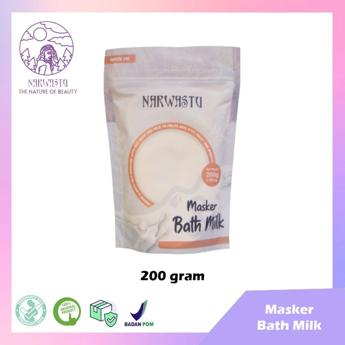 Narwastu Masker &amp; Bath Milk  200 gr