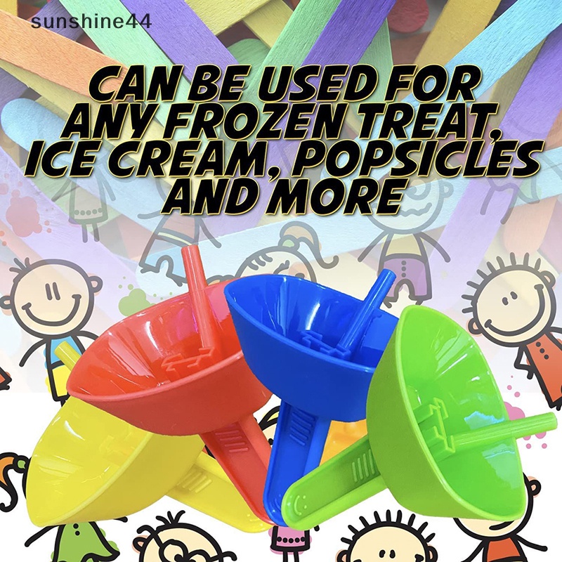 Sunshine Drip-Proof Popsicle Rack Drip Free Ice Pop Holder Frozen Treats Rack Dengan Sedotan ID