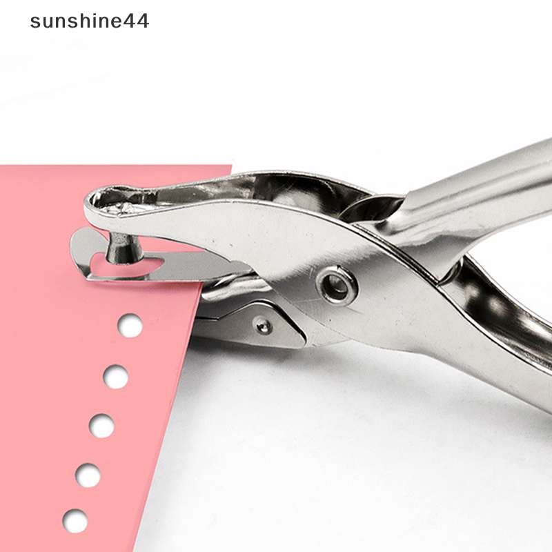 Sunshine Single Hole 3mm/6mm Tang Pembolong Diameter Pori Hand Paper Scrapbooking Punches ID