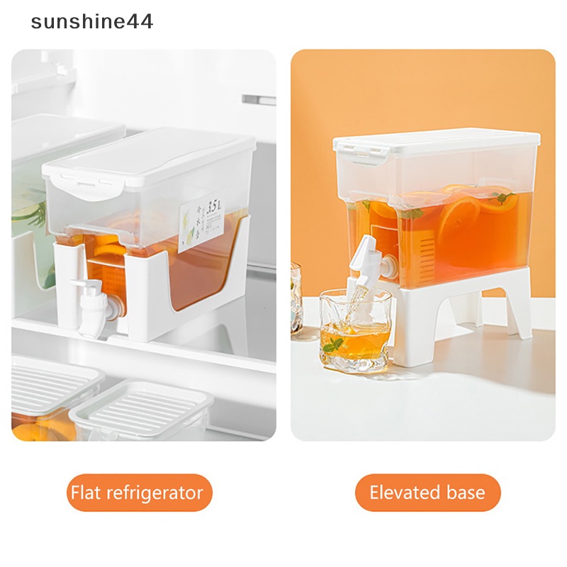 Sunshine 3.5L Cold Kettle Kulkas Dengan Kran Perlengkapan Minum Rumah Tangga Ember Air Dingin ID