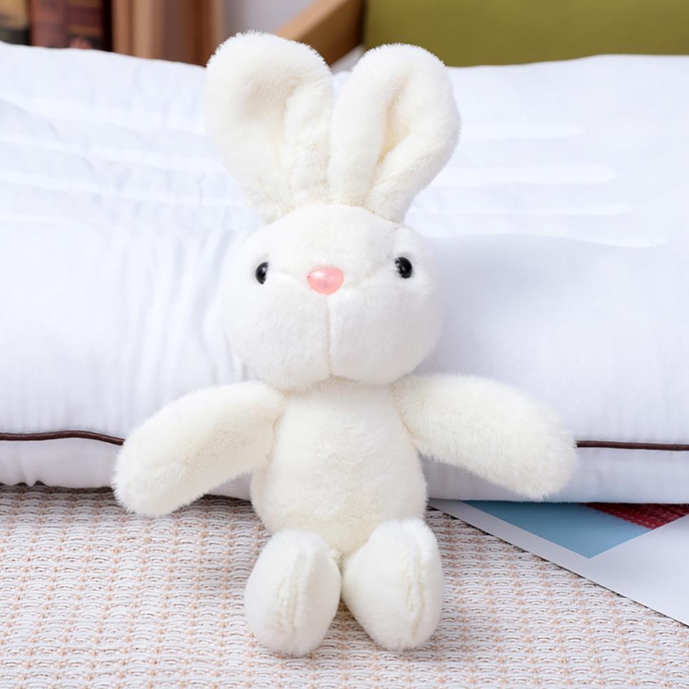 Timekey 25 cm Kelinci Lucu Mainan Mewah Boneka Lembut Bunny Doll Mainan Tidur Anak Perempuan Anak Bayi Plush Animal Mainan Ulang Tahun K7R1