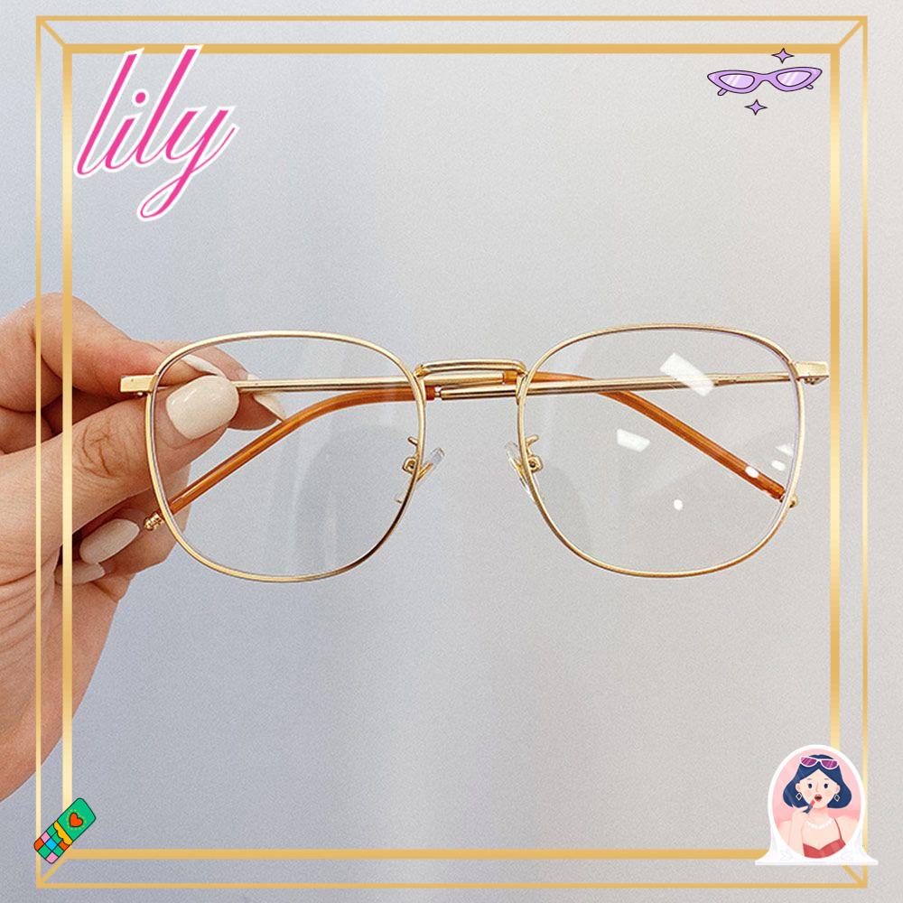 Lily Anti-Blue Light Glasses Kacamata Kantor Pelindung Mata Tahan Lama Ultra Light Frame