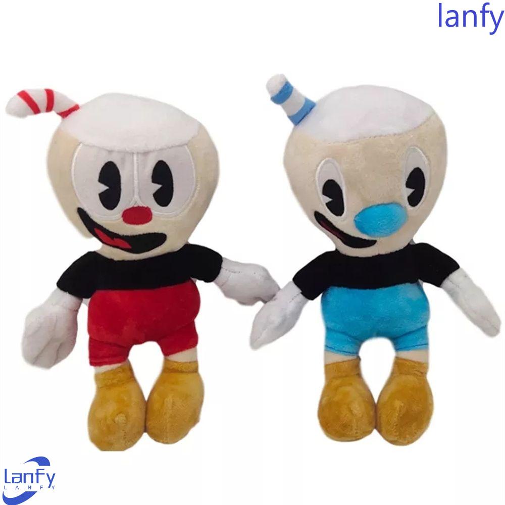 Lanfy Cuphead Boneka Plush Boneka Boneka Boneka Mainan Xmas Hadiah Natal Brinquedos Boneka Boneka Rumah Mainan Lembut Mainan Permainan Boneka Mainan