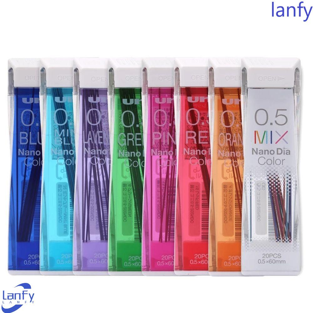 Lanfy Isi Ulang Pensil Mekanik Gambar Tulisan Untuk Alat Tulis Siswa 0.5mm Art Sketch Painting Colored Pencil Leads