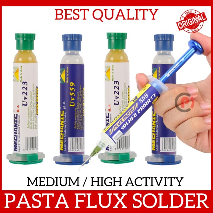 ORIGINAL Mechanic UV 229 559 Medium / High Activity Flux Pasta Solder