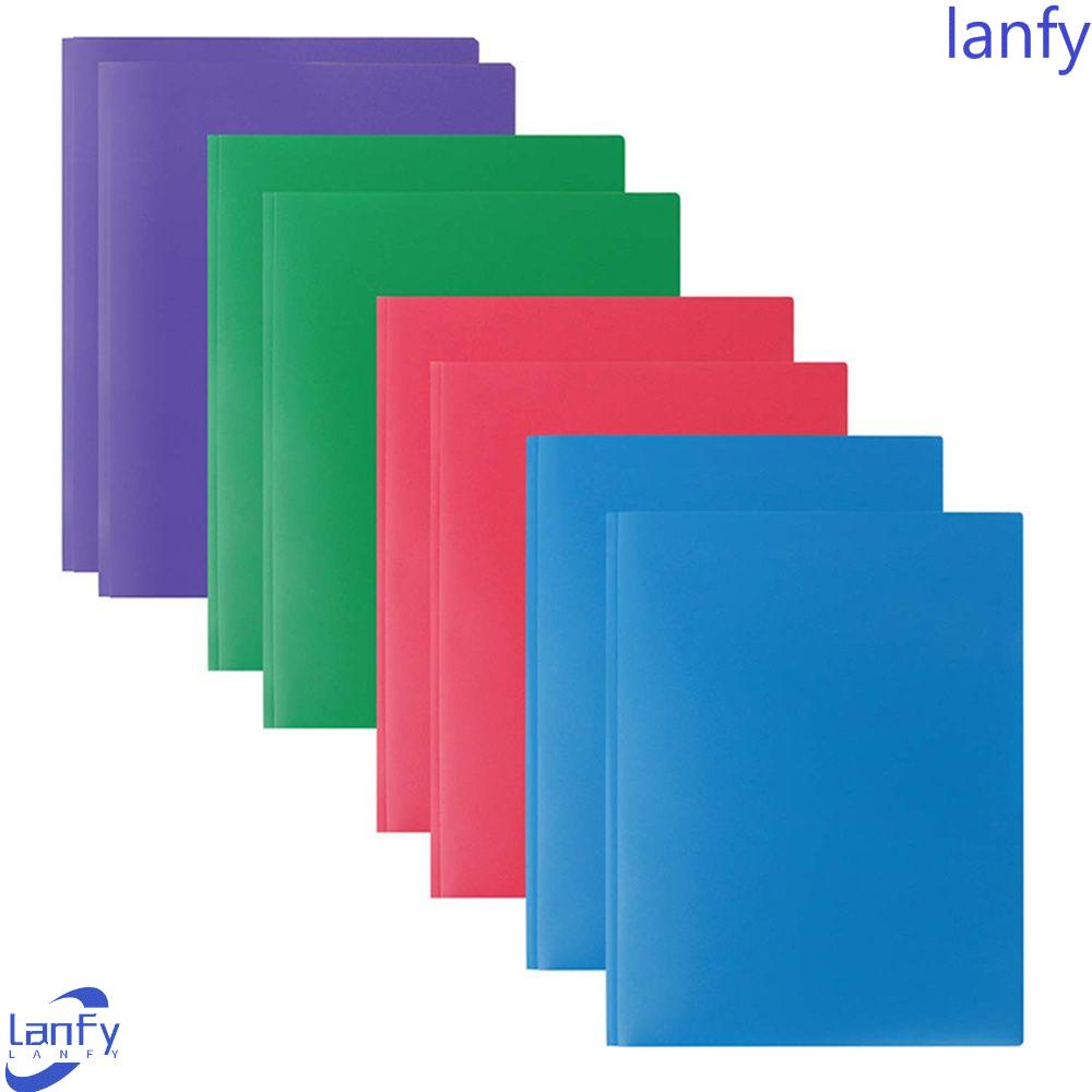 Lanfy File Folder Perlengkapan Kantor Sekolah Dengan Pengikat Ukuran A4 2saku Binder Folder Folder Dengan Cabang