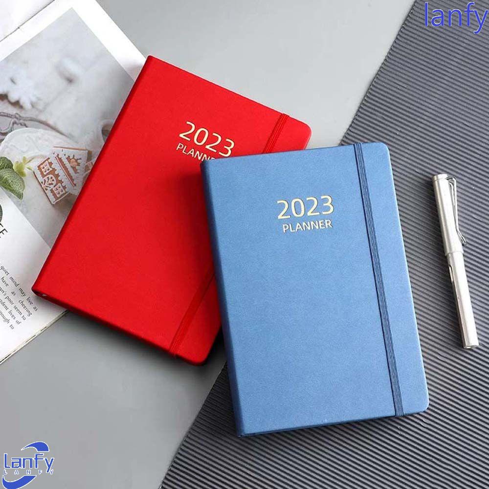 Lanfy 2023catatan 365hari Siswa Weekly Planner Jurnal Kalender Kantor Sekolah Perlengkapan Alat Tulis Agenda Planner