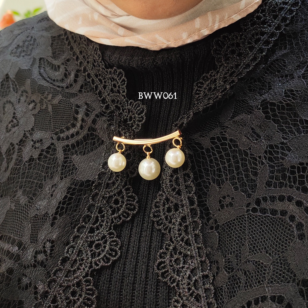 BOLERO PESTA HITAM MOTIF MODERN WANITA BWW061