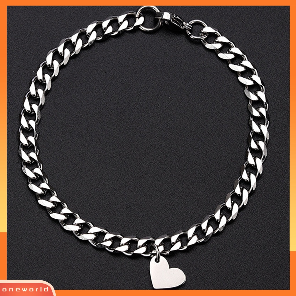 [EONE] 1pasang Fashion Gelang Semua Pertandingan Vintage Minimalis Trendi Kokoh Harian Memakai Paduan Bentuk Cinta Gelang Pasangan Hadiah Ulang Tahun