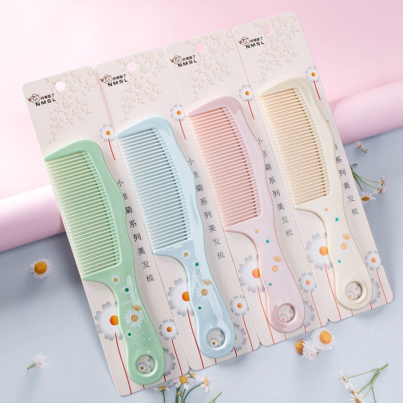 Sisir Rambut Gagang Motif Bunga Puppy Sisir Plastik Premium  Karakter Lucu Anti Kusut