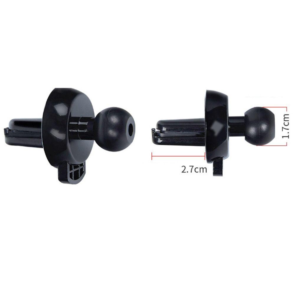 Rebuy Air Outlet Fixing Clip Bracket Aksesoris Bipod Clamp Nut Suction Cup Bracket Fixing Clip Outlet Udara Kepala Bulat Barb Clip Phone Mount Screw