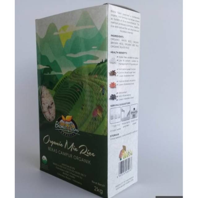 

Bionic Farm Organic Mix Rice(Beras Campuran Organic) 2kg (CitraFood)