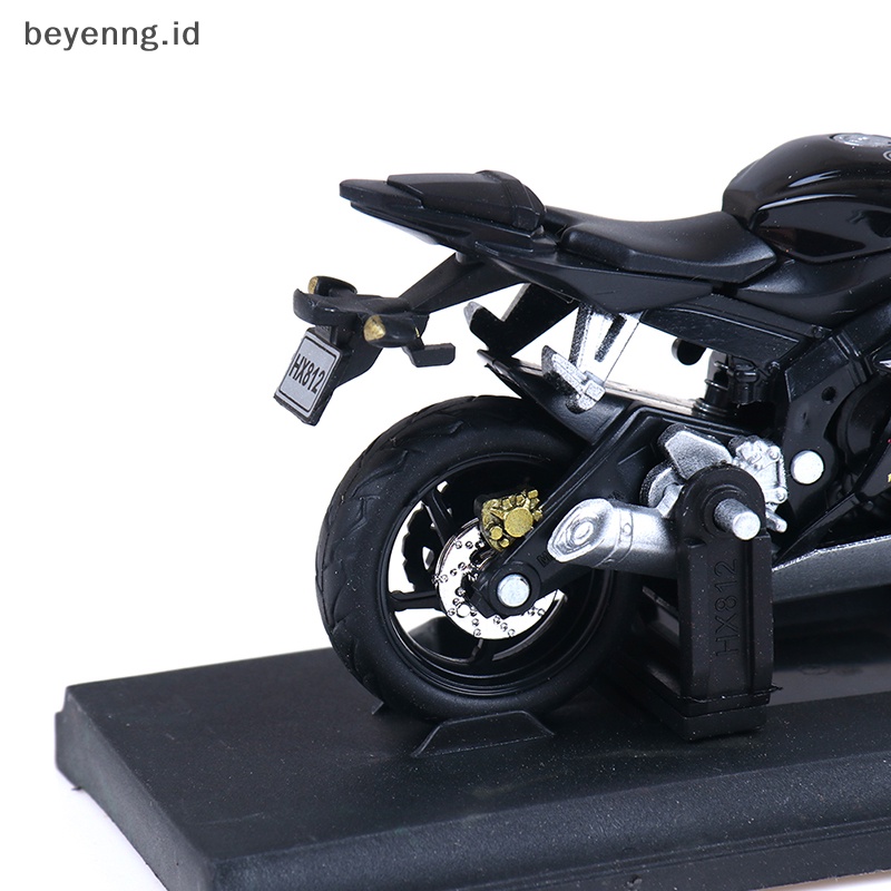 Mainan MODEL DIECAST Sepeda Motor Beyen1:18 Yamaha YZF-R6 YZF R6 Biru  Id