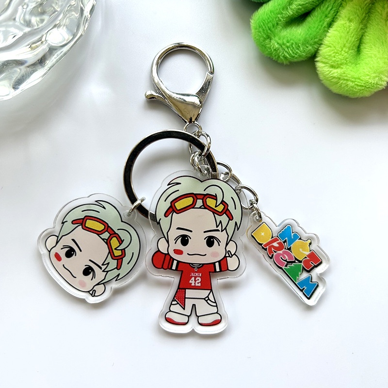 1pc Gantungan Kunci Akrilik Permen NCT DREAM NCTDREAM Kartun Figure Key Ring Gantung