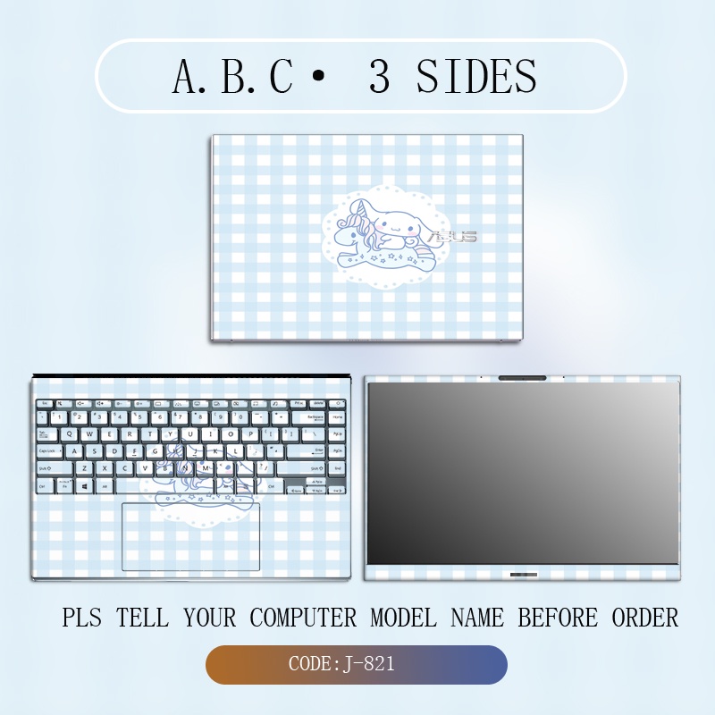 Film Pelindung Realme Book14 Sticker Komputer 14inch Cinnamoroll Laptop Film Cover Pelindung Set Lengkap