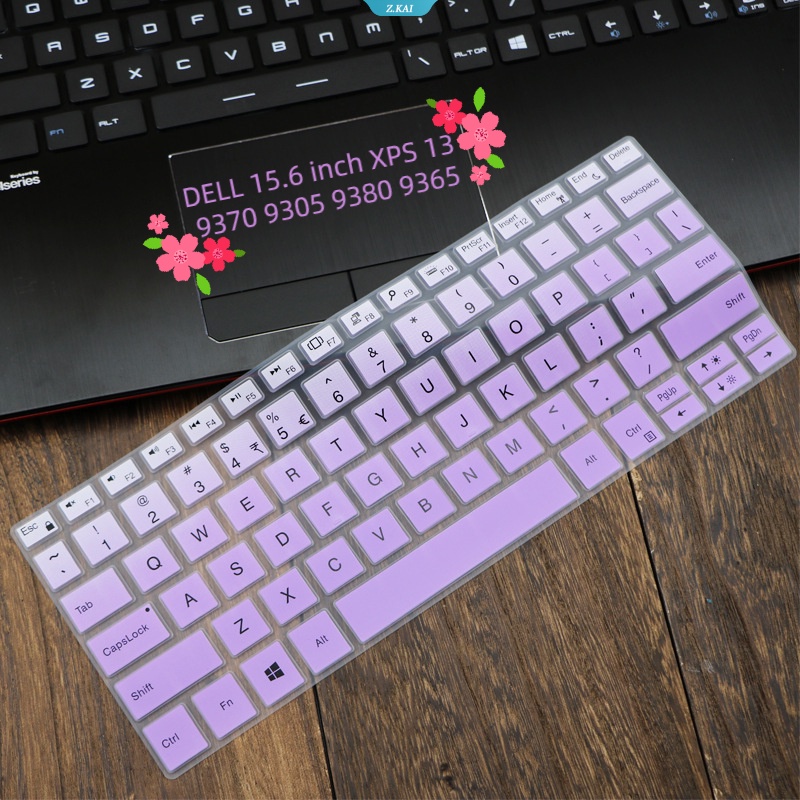 Case Keyboard Komputer Silikon Tahan Debu Untuk DELL 15.6 Inch XPS 13 9370 9305 9380 9365 Kualitas Tinggi Cakupan Penuh Film Pelindung Tahan Air [ZK]