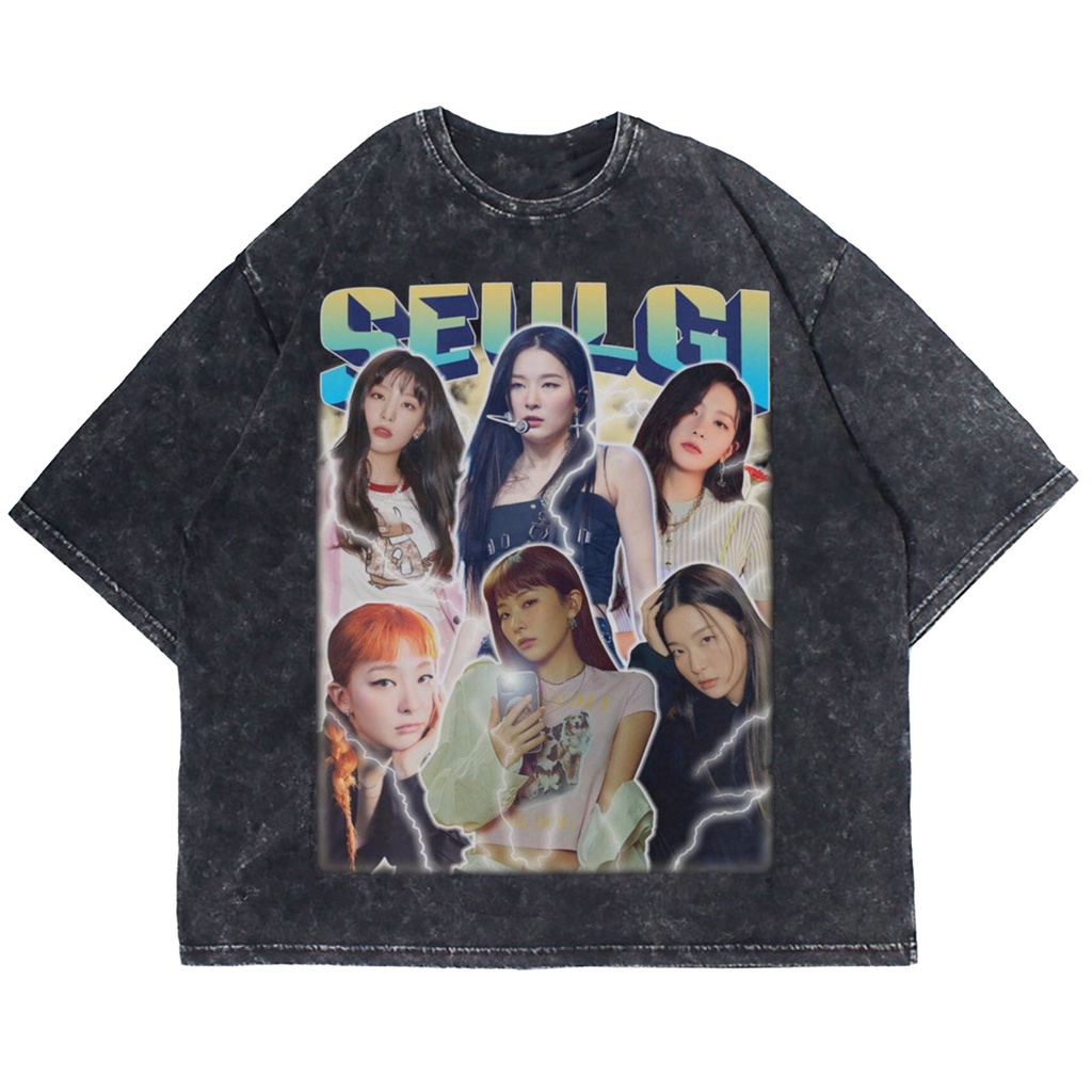 Patternmerch "seulgi red velvet pretty and cute" Oversize T-shirt | washed tee | kaos vintage
