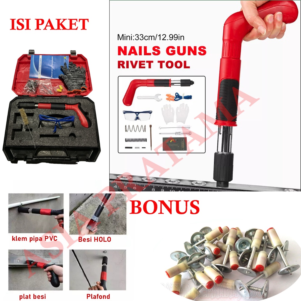 Alat Mesin Tembak Paku Beton Fastening Gun Ramset Gun