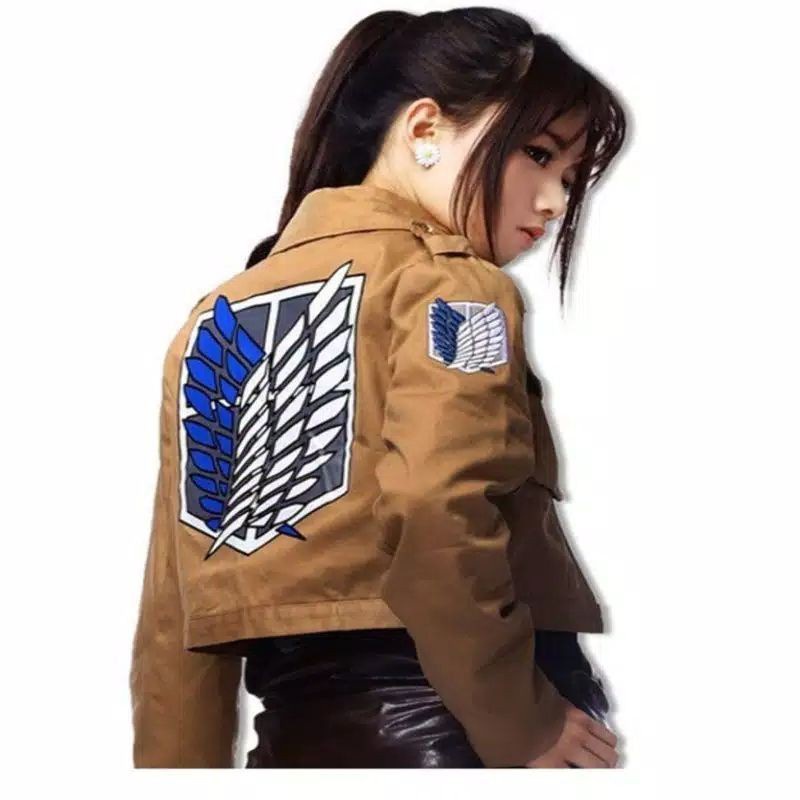 JACKET JAKET ATTACK ON TITAN AOT SHINGEKI NO KYOJIN SNK ANIME JEPANG ARMIN MIKASA LEVI EREN