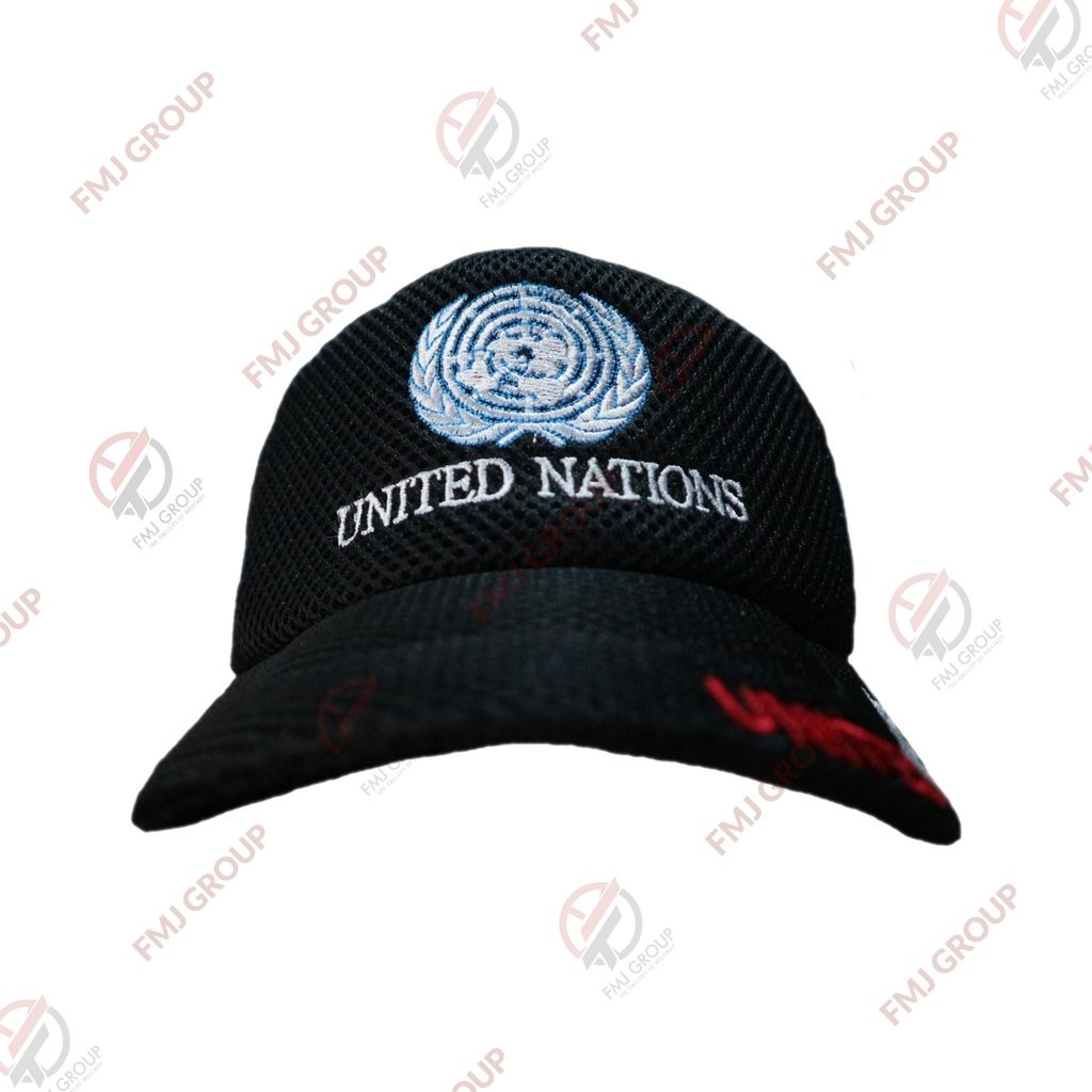 Topi Doublemesh PBB UN Topi Unifil Garuda Contingent United Nation Baseball Hat Mesh