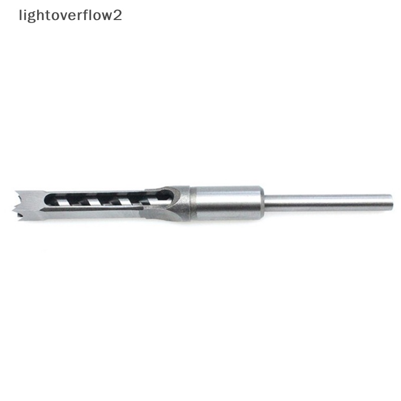 [lightoverflow2] Hss Square Hole Drill Bit Auger Bit Mortising Drilling Craving Alat Pertukangan [ID]