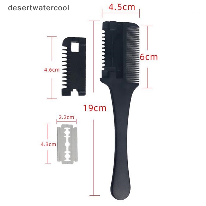 Deid Alat Cukur Rambut Sisir Double Sides Hair Cutg Penipis Pemangkas Dengan Pisau Martijn