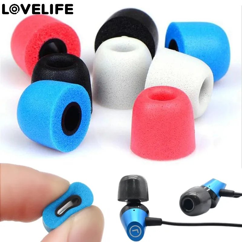 In-ear Earphone Aksesoris Earphone Headset Penutup Penyumbat Telinga Kebisingan Mengurangi Penyumbat Telinga Pengganti Diameter Dalam Isolasi Kebisingan Tips Telinga Earbud Memory Foam Lembut