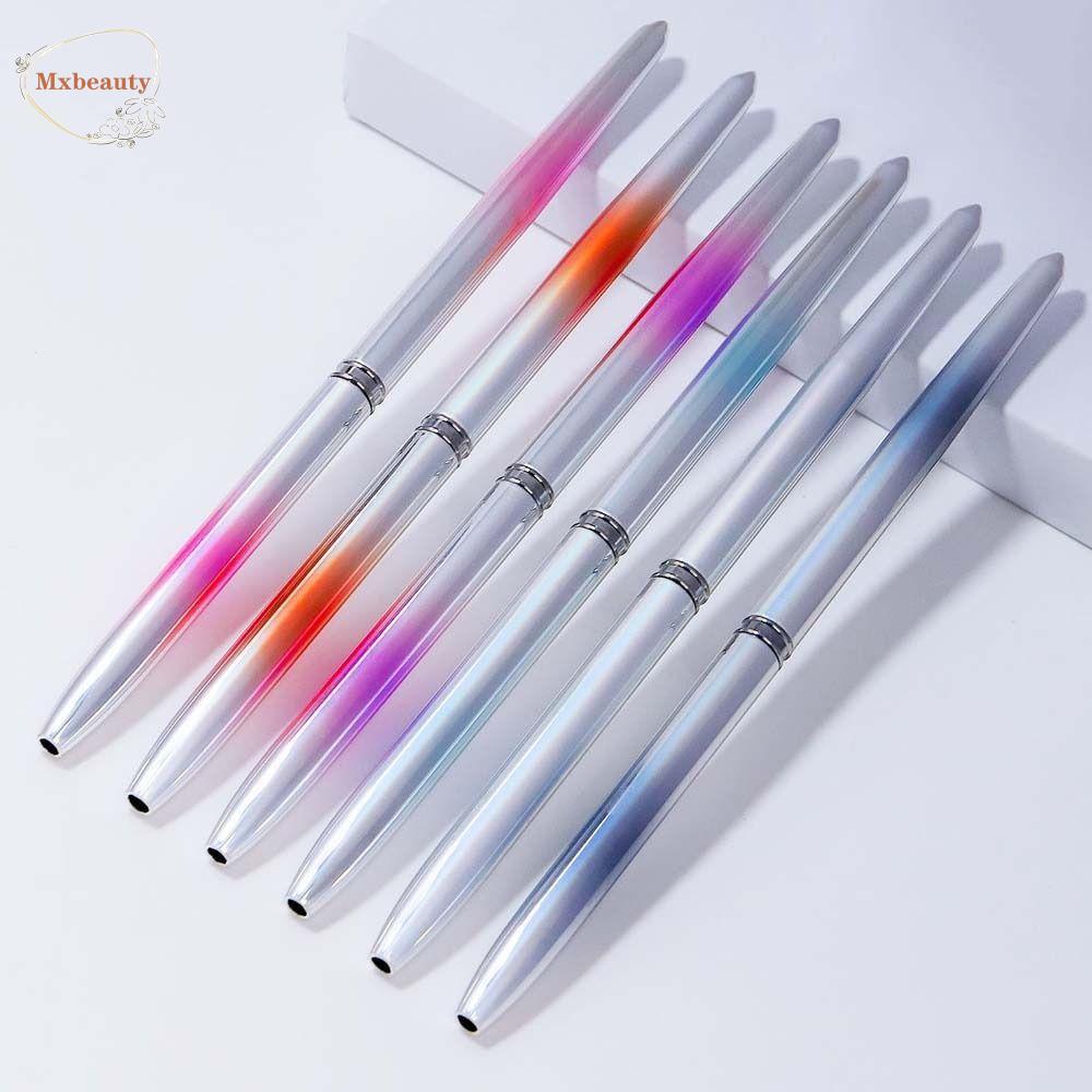 Mxbeauty Kuas Gambar Kuku Logam Laser Jepang Manicure Alat UV Gel Nail Drawing Nail Paint Nail Painting Pen