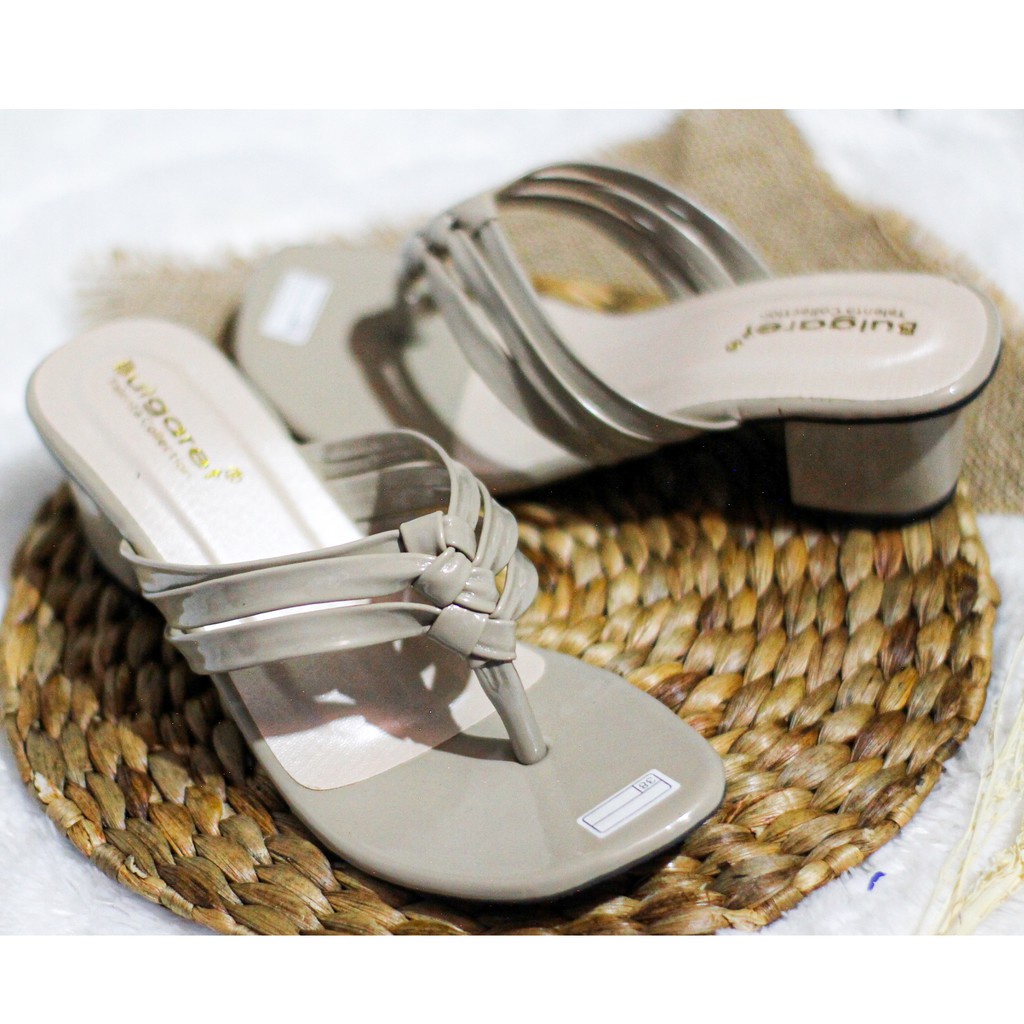 Sandal Heels Wanita Tali Anyam 5cm BR 97