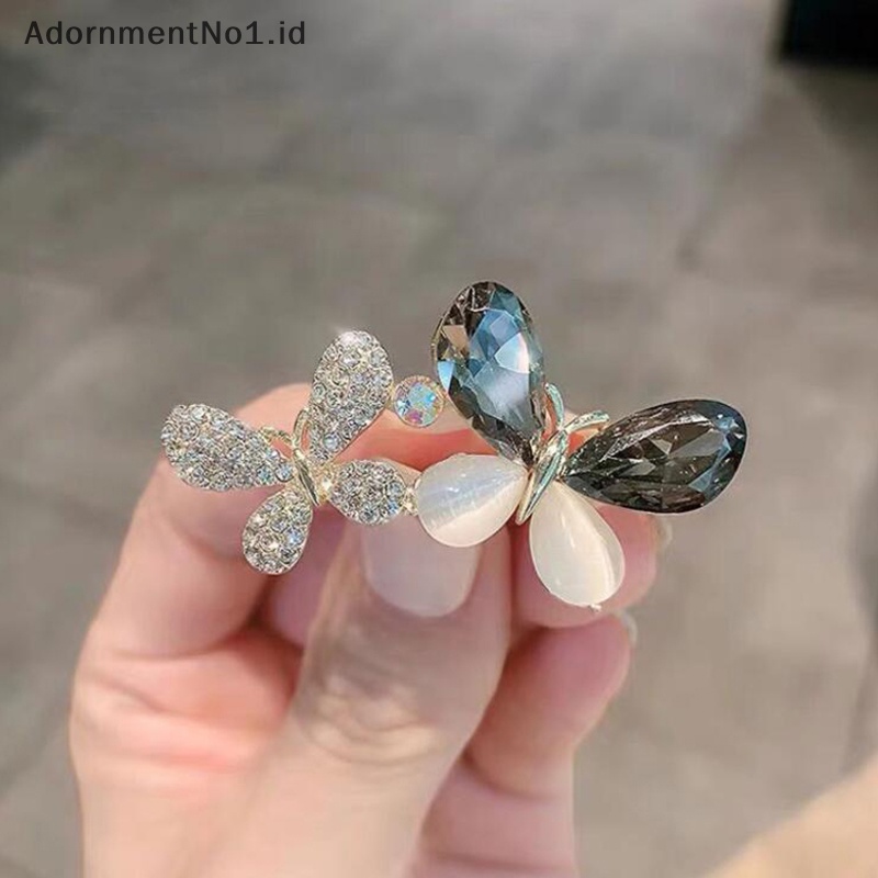 [AdornmentNo1] Bros Serangga Vintage Butterfly Brooch Pin Perhiasan Untuk Wanita Aksesoris Hadiah Aksesoris [ID]