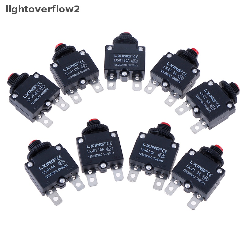 [lightoverflow2] Pemutus Arus Overload Protector Switch Fuse 3A 4A 5A 6A 8A 10A 15A 20A 30A [ID]