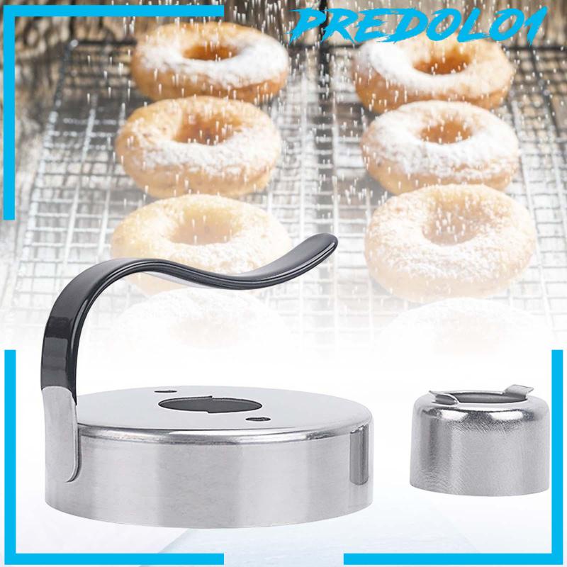 [Predolo1] Cetakan Donat Cincin Kue Kecil Multifungsi Round Donut Bakeware Untuk Keluarga