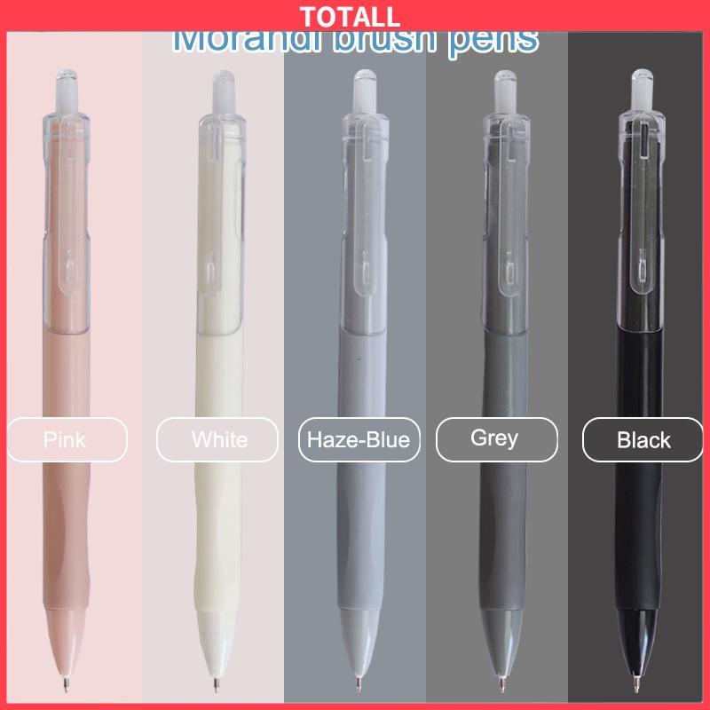 COD Pulpen Tinta Gel Hitam 0.5mm Retractable Portable Untuk Pelajar-Totall