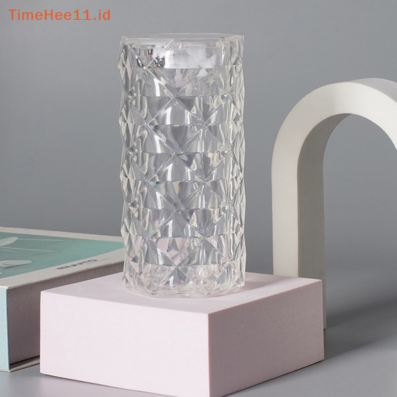 Timehee Nordic Crystal Lampu Meja LED Bar Lampu Sentuh Golden Lampu Meja Ruang Tamu Kamar Tidur Hotel Lampu Samping Tempat Tidur Lampu Pesta Lampu Malam ID