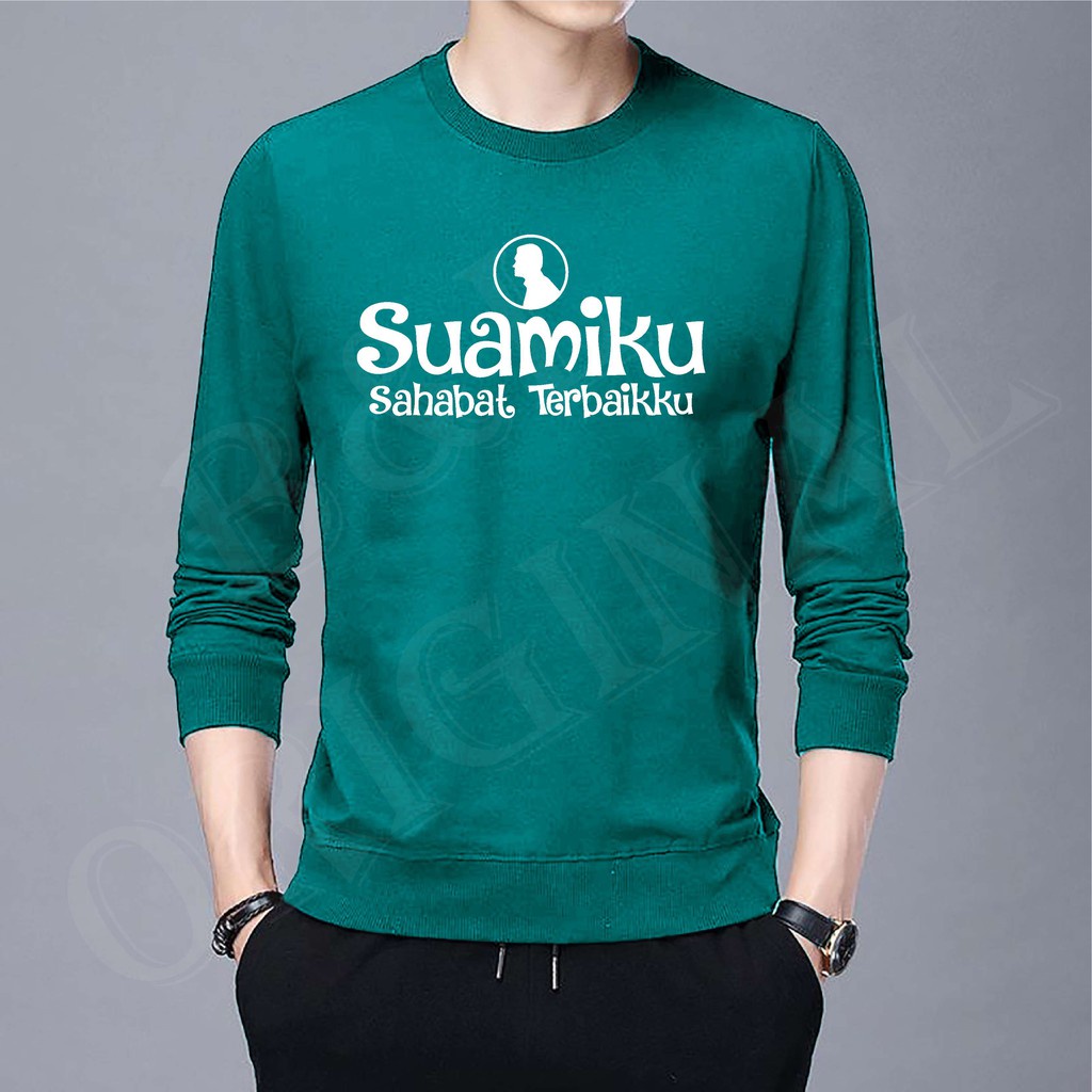 BISA BAYAR DITEMPAT/ BS/COD/BAJU KAOS PRIA SUAMIKU M-L-XL DISTRO//GOOD QUALITY