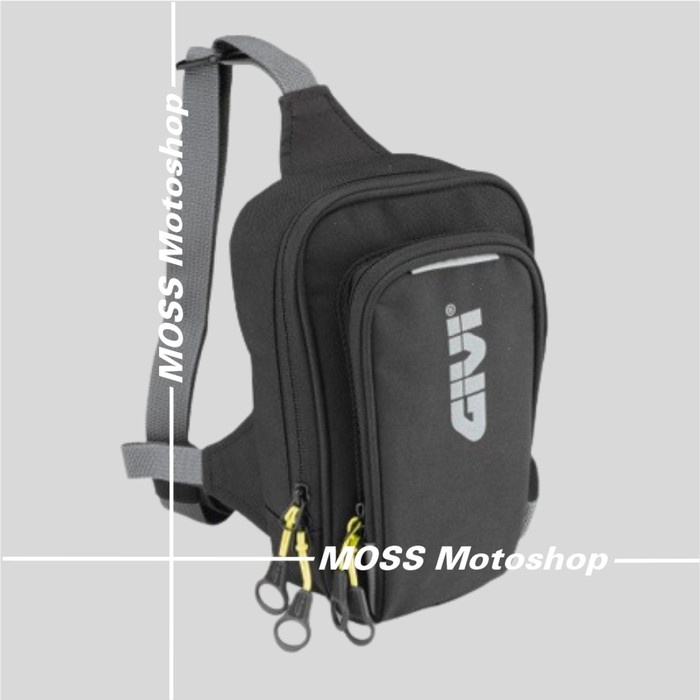 TAS PAHA HIPBAG GIVI EA113B LEG WALLET EASY BLACK ORIGINAL PRODUCT