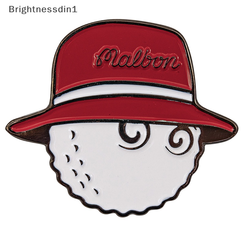 [Brightnessdin1] 1pcs Mark Ball Topi Golf Klip Topi Golf Magnetik Klip Dengan Magnet Golf Putg Aksesoris Golf Marker Pria Wanita Butik